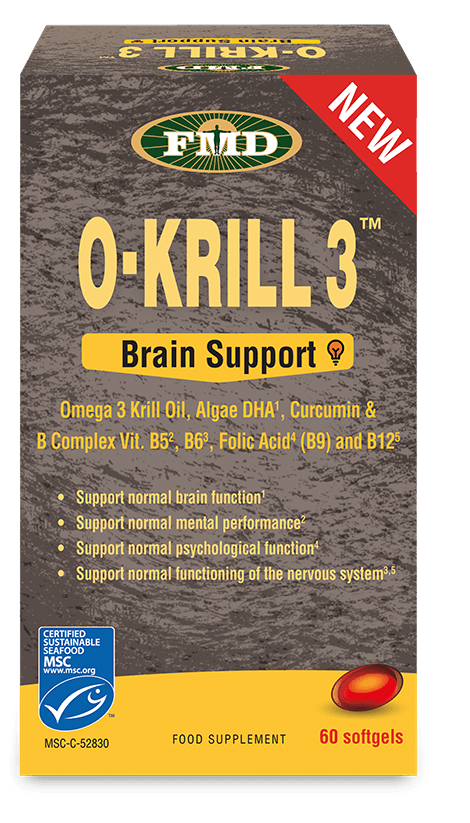 O-KRILL 3 (BRAIN SUPPORT) 850MG 60CAPS