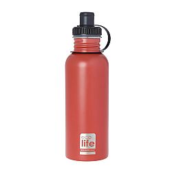 ECOLIFE ΜΕΤΑΛΛΙΚΟ ΑΝΟΞΕΙΔΩΤΟ ΜΠΟΥΚΑΛΙ CORAL MATTE 600ML