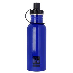 ECOLIFE ΜΕΤΑΛΛΙΚΟ ΑΝΟΞΕΙΔΩΤΟ ΜΠΟΥΚΑΛΙ BLUE 600ML