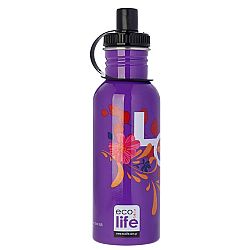 ECOLIFE ΜΕΤΑΛΛΙΚΟ ΑΝΟΞΕΙΔΩΤΟ ΜΠΟΥΚΑΛΙ LOVE 600ML