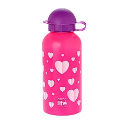 ECOLIFE ΠΑΙΔΙΚΟ ΑΝΟΞΕΙΔΩΤΟ ΜΠΟΥΚΑΛΙ HEARTS 500ML