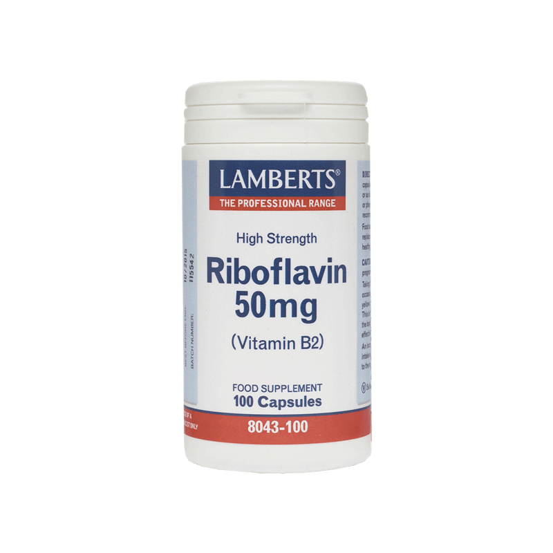 RIBOFLAVIN 50MG (B-2) 100CAPS