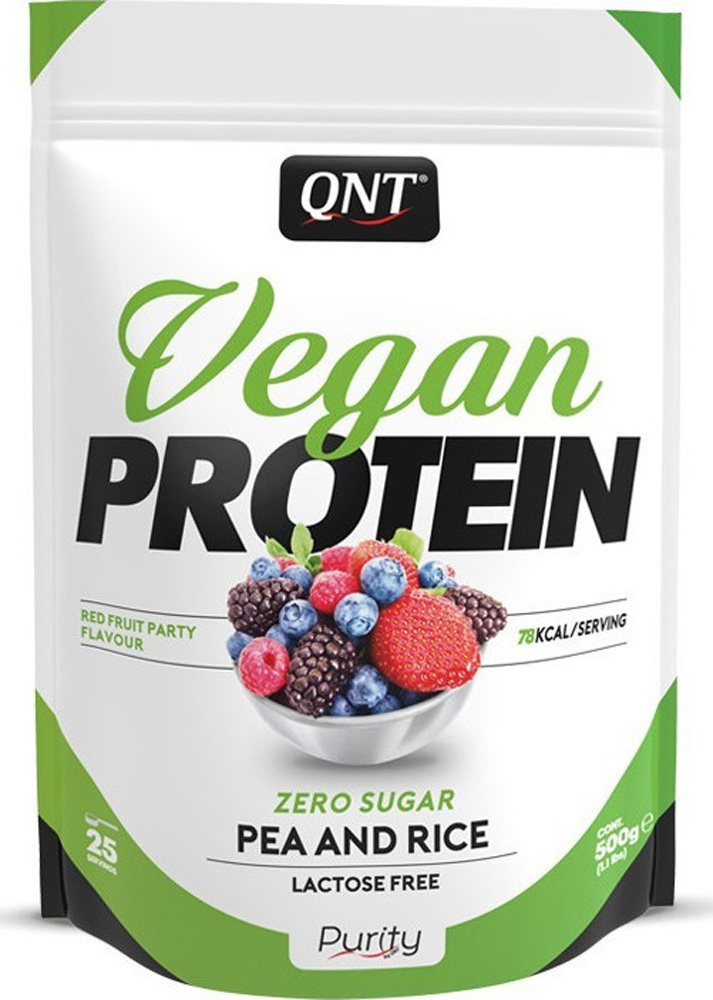 VEGAN PROTEIN RED FRUIT PARTY 500G