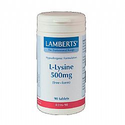 L-LYSINE 500MG 90TABS