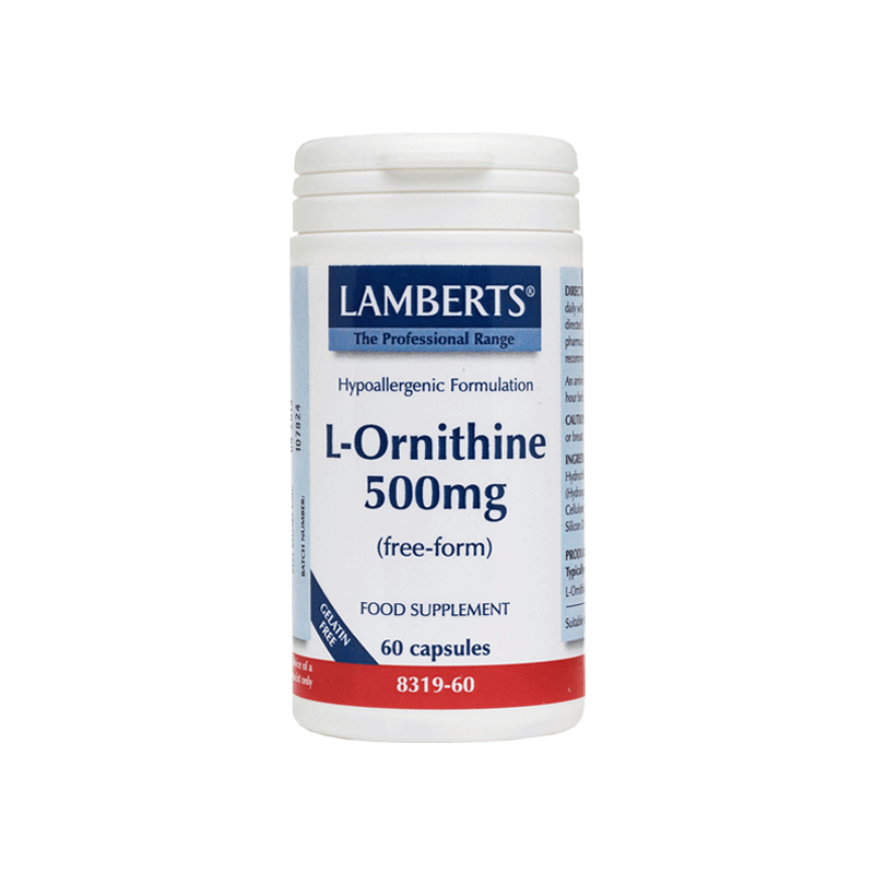 L-ORNITHINE 500MG 60CAPS