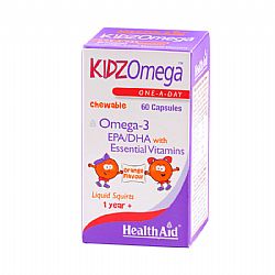 KIDZ OMEGA CHEW.ORANGE 60CAPS