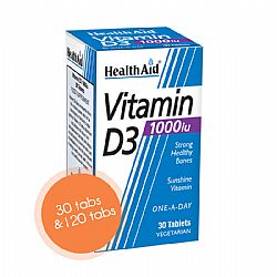 VITAMIN D3 1000IU 30TABS