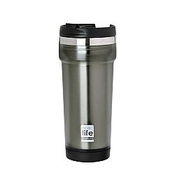 ECOLIFE COFFEE THERMOS GREY (PLASTIC OUTSIDE) 420ML