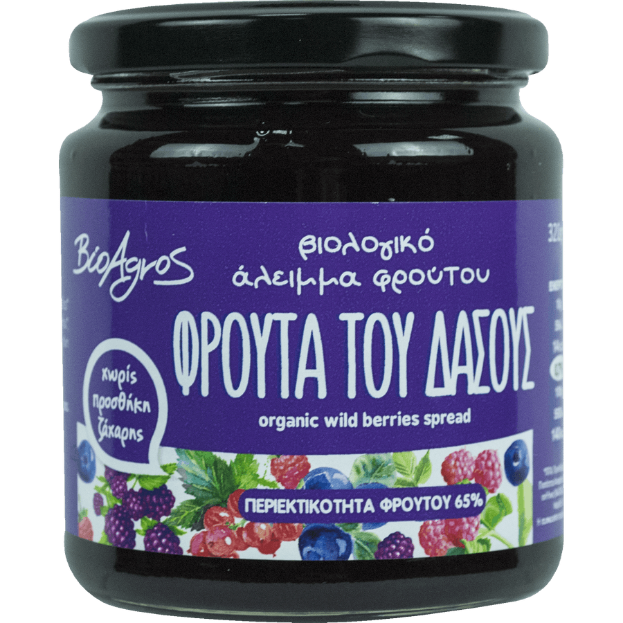 ΦΡΟΥΤΑ ΔΑΣΟΥΣ ΕΠΑΛΕΙΜΜΑ(ΜΑΡΜΕΛΑΔΑ ΧΩΡΙΣ ΖΑΧΑΡΗ) ΒΙΟ 320 ΓΡ