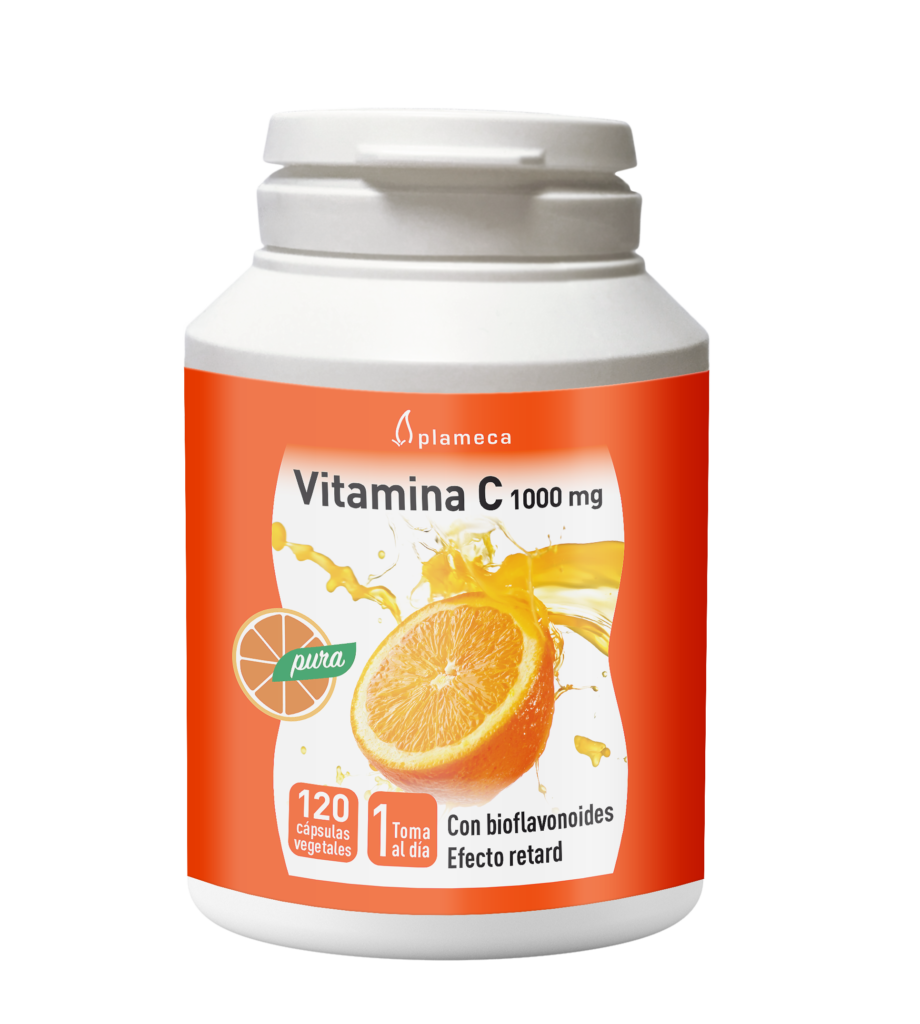 Vitamin C 1000 mg 120 Caps (Συμπλήρωμα διατροφής  με φυσική βιταμίνη C και βιοφλαφονοειδή. Βραδείας αποδέσμευσης)