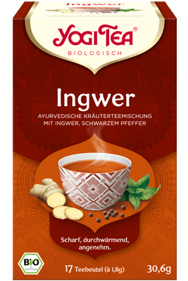 INGWER TEA(ΤΣΑΙ ΠΙΠΕΡΟΡΙΖΑ) 17 ΦΑΚΕΛΑΚΙΑ 30,6gr