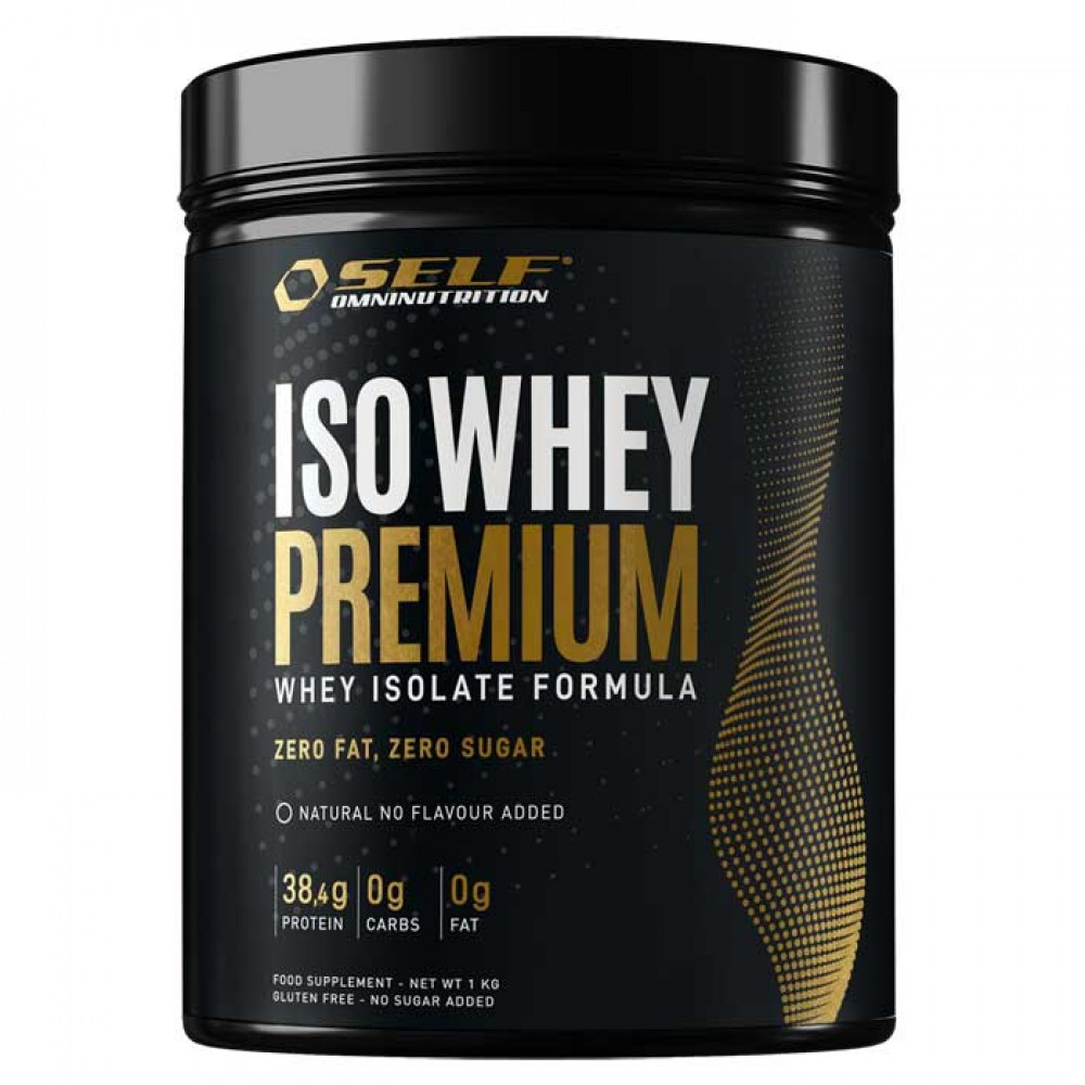Iso Whey Premium 1kg SELF Omninutrition Protein NATURAL FLAVOUR 1KG