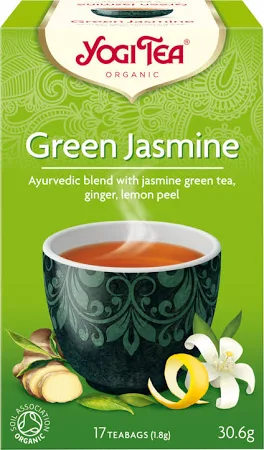GREEN JASMINE ΠΡΑΣΙΝΟ ΤΣΑΙ ΓΙΑΣΕΜΙ YOGI 17 ΦΑΚ