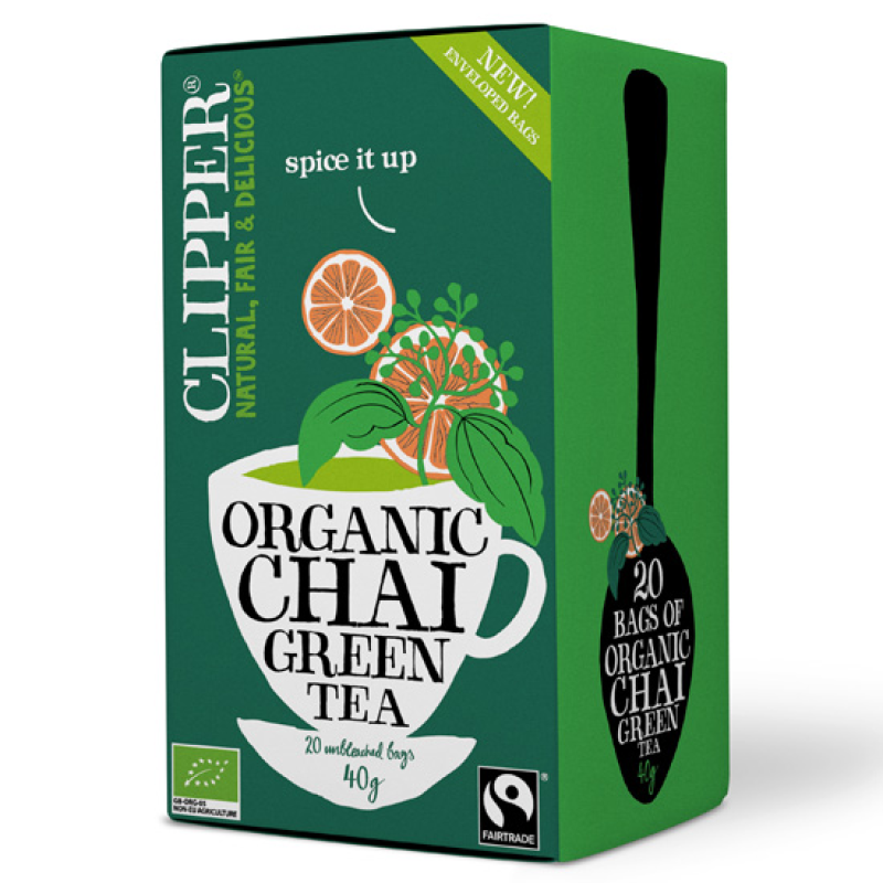 ΠΡΑΣΙΝΟ ΤΣΑΙ ΜΕ ΜΠΑΧΑΡΙΚΑ  CLIPPER 20 ΦΑΚ