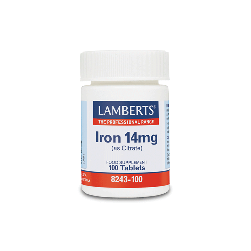 IRON 14MG 100TABS
