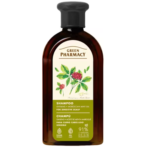 ΣΑΜΠΟΥΑΝ ΓΙΑ ΕΥΑΙΣΘΗΤΟ ΔΕΡΜΑ ΜΕ GINSENG & MOROCCAN MINT OIL 350ML