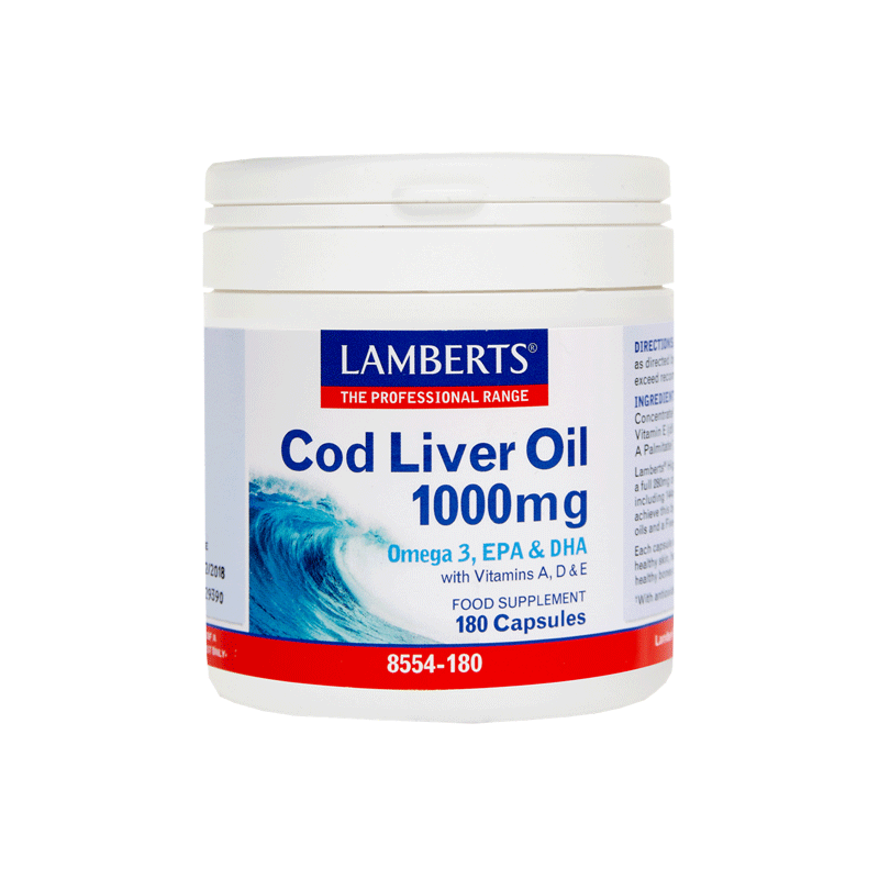 COD LIVER OIL 1000MG 180CAPS