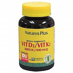 VIT.D3/VIT.K2 1000IU/100MCG 90CAPS