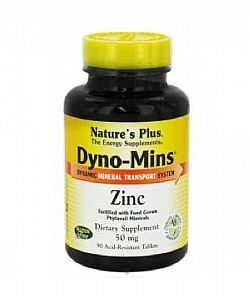 ZINC 50MG DYNO-MINS 90TABS