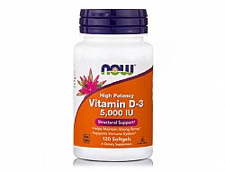 VITAMIN D-3 5000IU 120SGELS