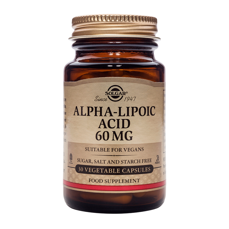 ALPHA LIPOIC ACID 60MG 30VCAPS