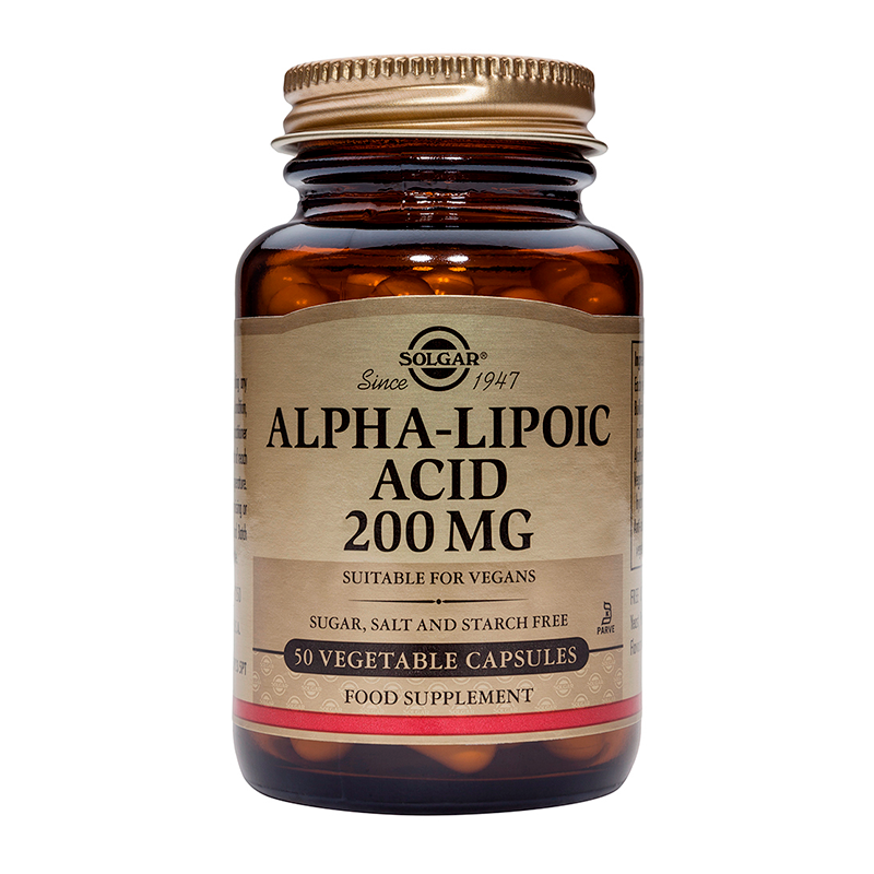 ALPHA LIPOIC ACID 200MG 50VEG.CAPS