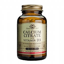 CALCIUM CITRATE 250MG WITH D3 60TABS