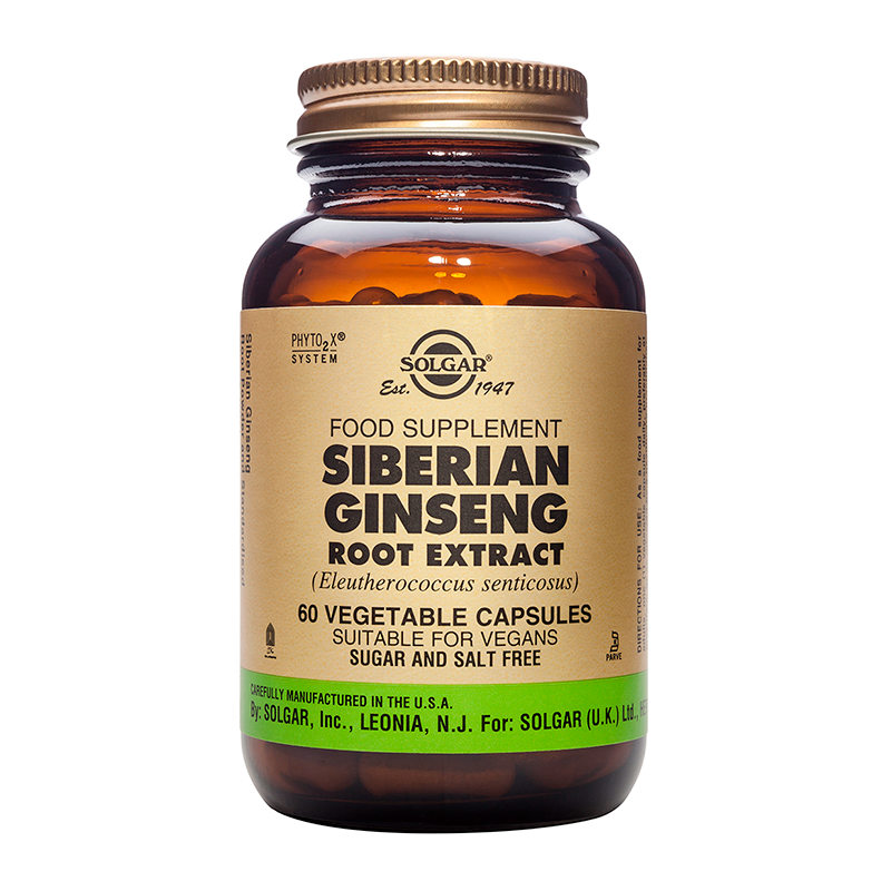 SIBERIAN GINSENG ROOT EXTR.60VCAPS