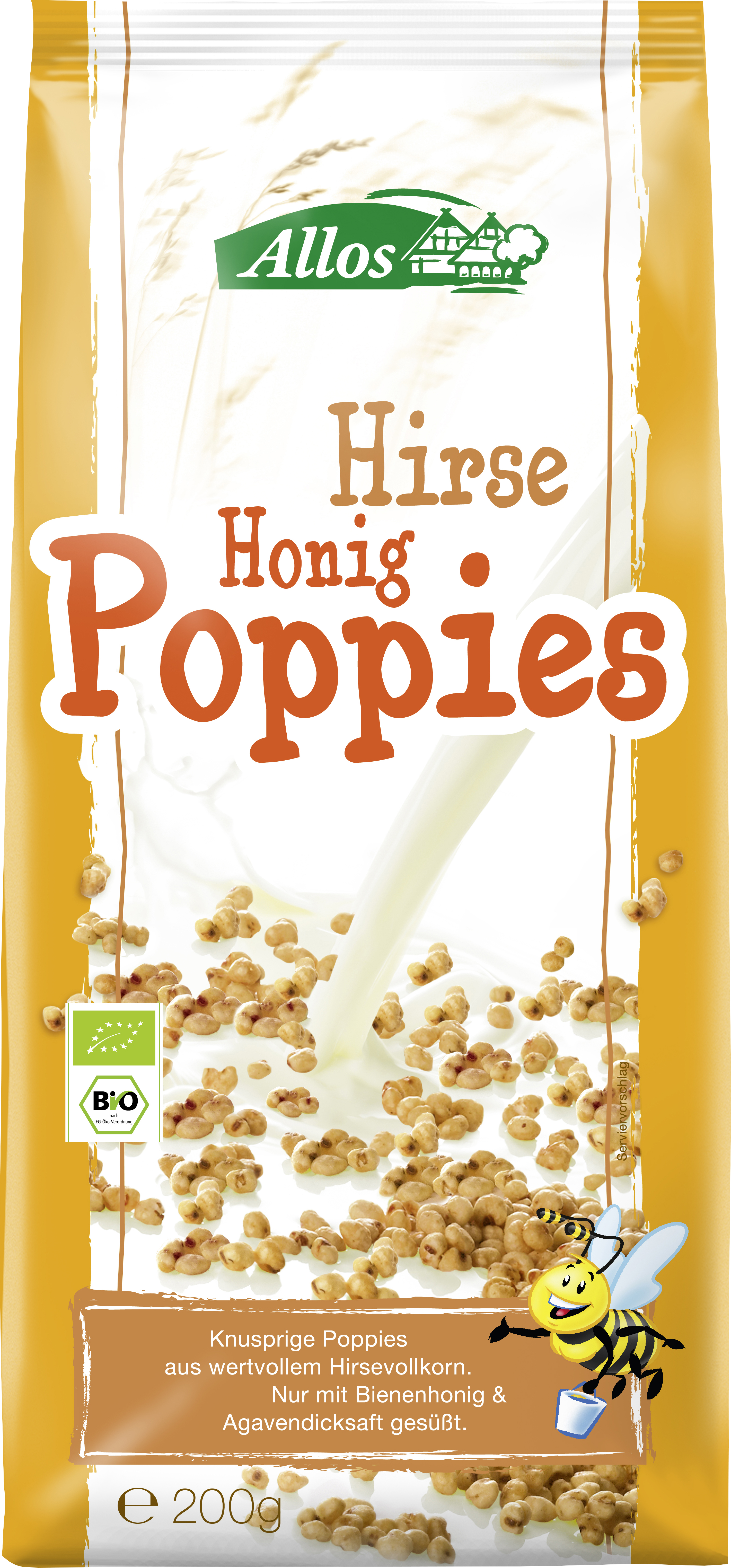 HIRSE HONIG POPPIES 200GR