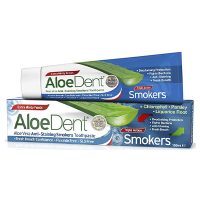 ALOEDENT TRIPLE ACTION SMOKERS TOOTHPASTE 100ML