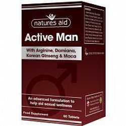 ACTIVE MAN W ARGIN,GINS&MACA 60 TABS