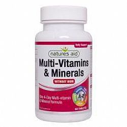 MULTI-VITAMINS&MINERALS (NO IRON) 60TABS