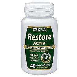 DYN.ENZYMES RESTORE ACTIV 40CAPS